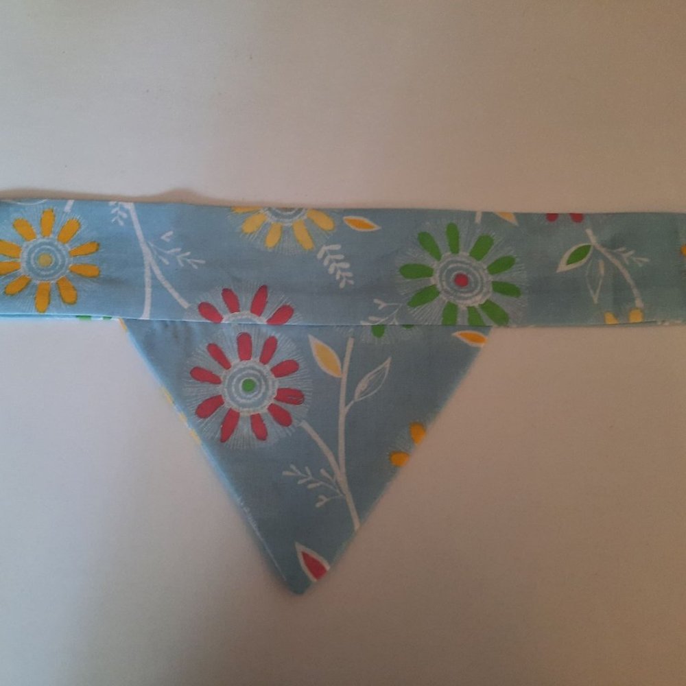 Fancy Pet Scarfs Dog Bandana Blue Floral